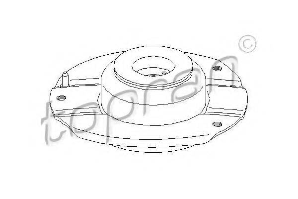 Опора стойки амортизатора 721 811 TOPRAN