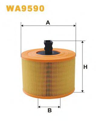 Фильтр воздушный WA9590 WIX FILTERS