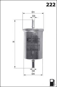 Фильтр топливный ELE6104 MECAFILTER