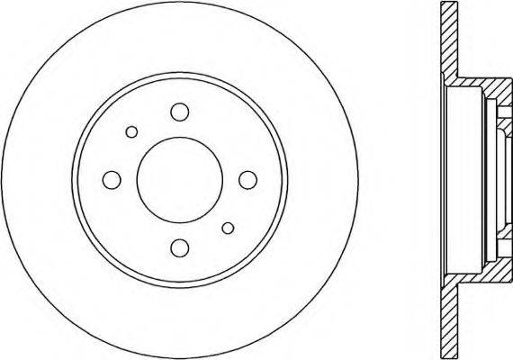 Тормозной диск BDR1133.10 OPEN PARTS