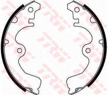 Комплект тормозных колодок GS8182 TRW