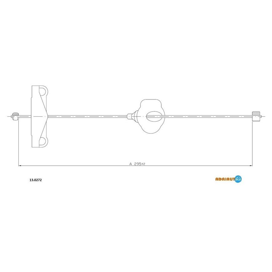 Тросик стояночного тормоза Adriauto