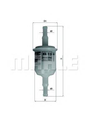 Фильтр топливный KL 13 OF KNECHT