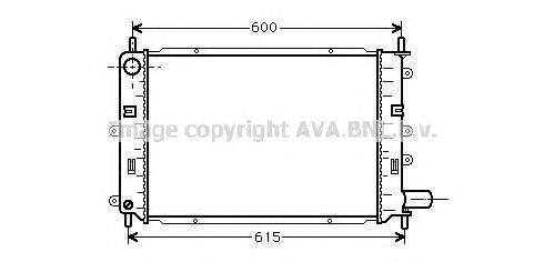 Радиатор, охлаждение двигателя FD2059 AVA QUALITY COOLING