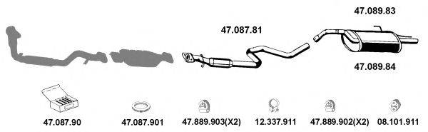 Система выпуска ОГ 472009 EBERSPACHER