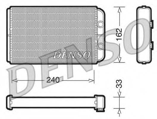 Теплообменник, отопление салона DRR13010 DENSO