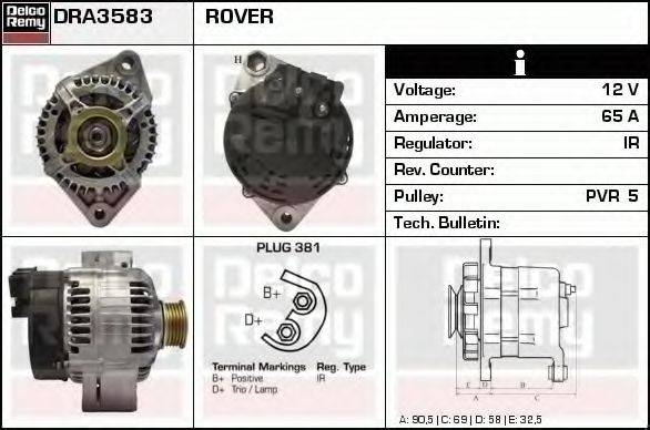 Генератор DRA3583 REMY