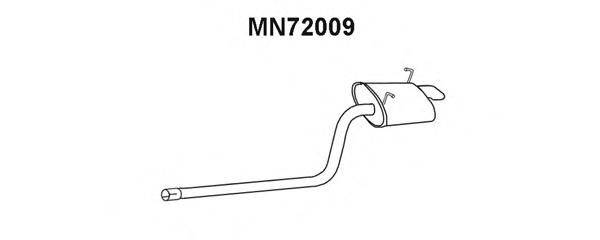 Глушитель выхлопных газов конечный MN72009 VENEPORTE