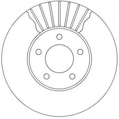 Тормозной диск 562292J JURID