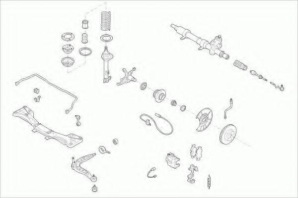 Подвеска колеса BMW-3COU-FL002 LEMFORDER