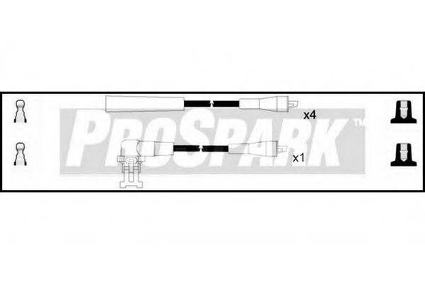 Комплект проводов зажигания OES388 STANDARD