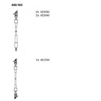 Комплект проводов зажигания 600/163 BREMI