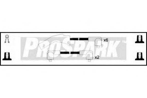 Комплект проводов зажигания OES352 STANDARD