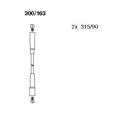 Комплект проводов зажигания 300/163 BREMI