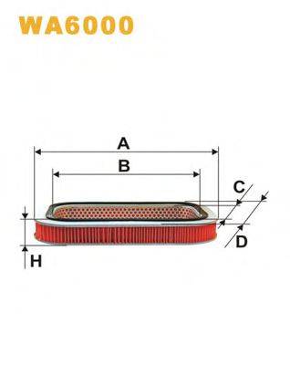 Фильтр воздушный WA6000 WIX FILTERS