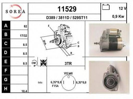 Стартер 11529 EAI