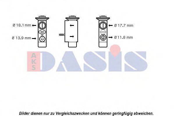 Расширительный клапан, кондиционер 840094N AKS DASIS