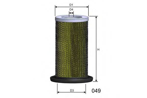 Фильтр воздушный R222 MISFAT