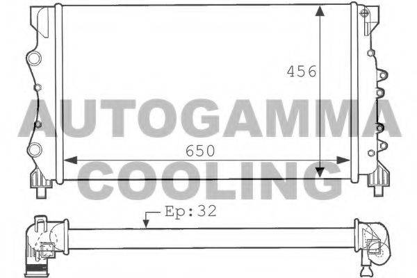 Теплообменник 101243 AUTOGAMMA