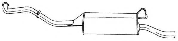 Глушитель выхлопных газов конечный SG50676 AKS DASIS