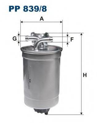 Фильтр топливный PP839/8 FILTRON