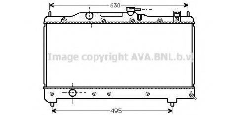 Радиатор, охлаждение двигателя TO2237 AVA QUALITY COOLING