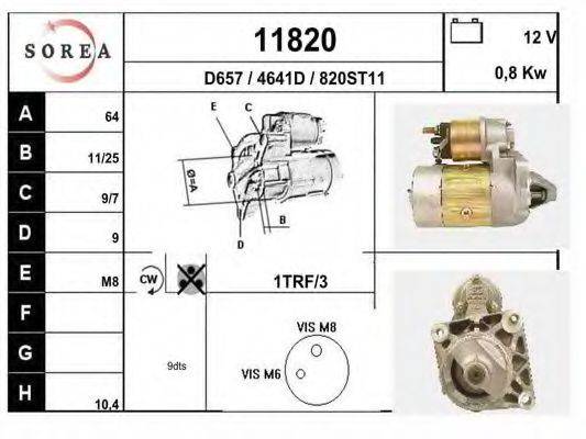 Стартер 11820 EAI