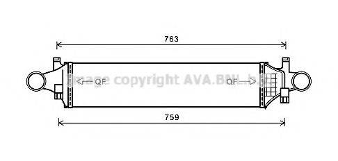 Интеркулер MS4658 AVA QUALITY COOLING