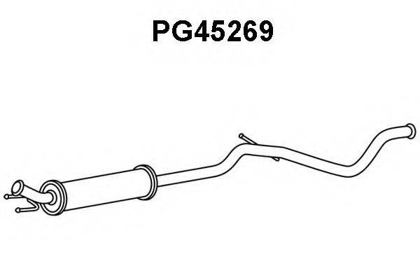 Предглушитель выхлопных газов PG45269 VENEPORTE