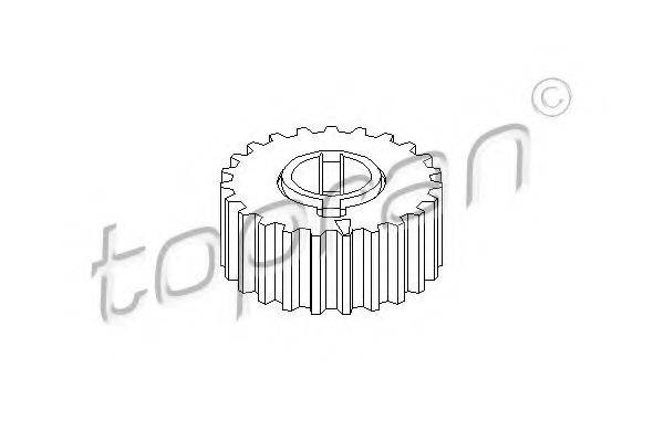 Шестерня, коленчатый вал 205 539 TOPRAN