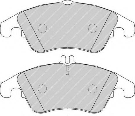 Комплект тормозных колодок, дисковый тормоз FDB1979 FERODO