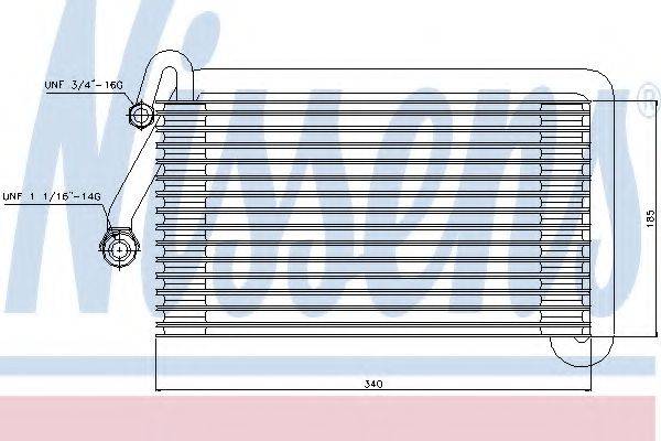 Испаритель, кондиционер 92014 NISSENS