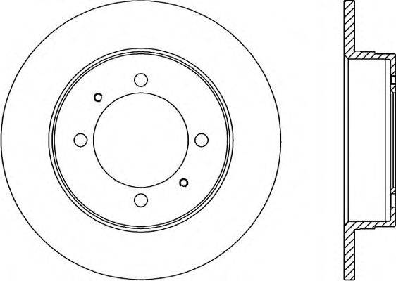 Тормозной диск BDR1335.10 OPEN PARTS