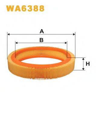 Фильтр воздушный WA6388 WIX FILTERS