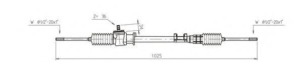 Рулевой механизм FO4003 GENERAL RICAMBI