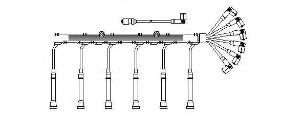 Комплект проводов зажигания 706/100 BREMI