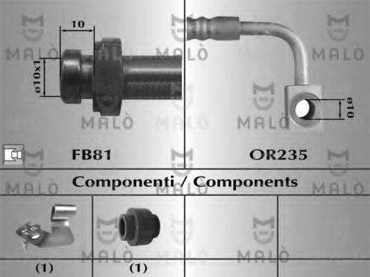 Тормозной шланг 81015 MALO