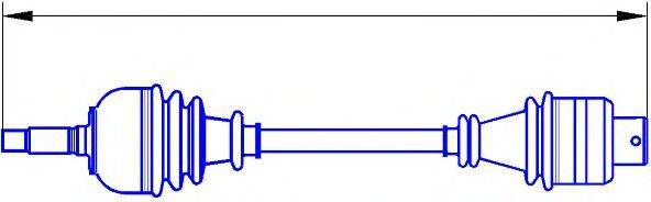 Приводной вал 12751 SERCORE