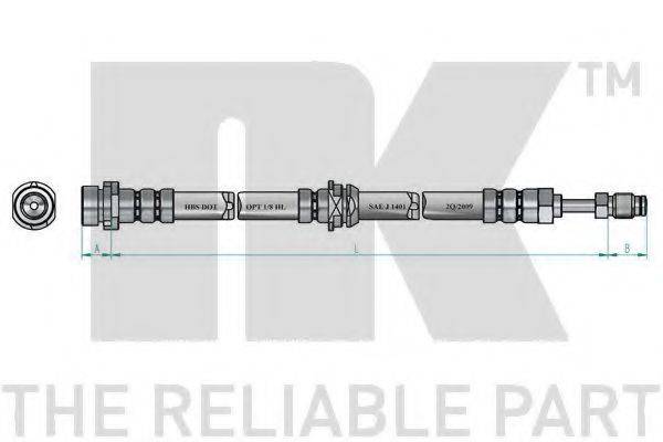 Тормозной шланг 8525134 NK