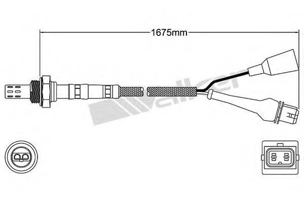 Лямбда-зонд 250-23142 WALKER PRODUCTS