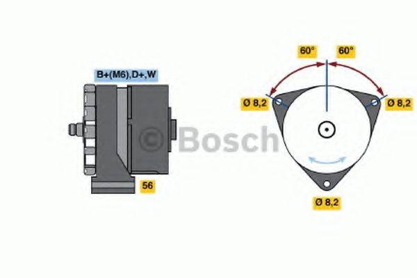 Генератор 0 986 031 270 BOSCH