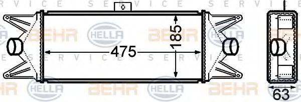 Интеркулер 8ML 376 776-771 HELLA