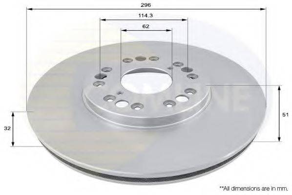Тормозной диск ADC0162V COMLINE