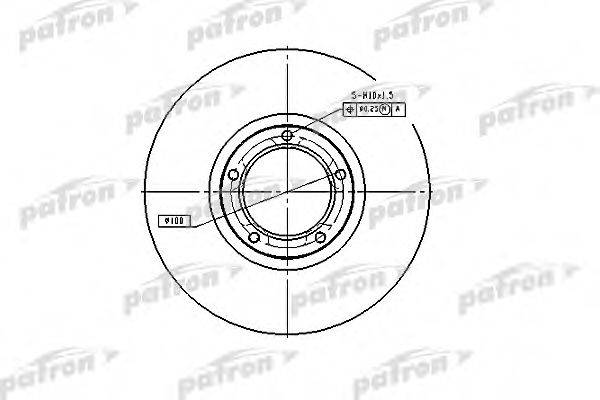 Тормозной диск PBD1653 PATRON