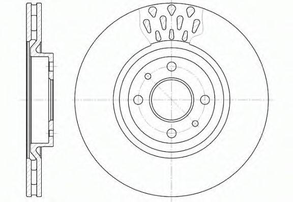 Тормозной диск L2081V LPR