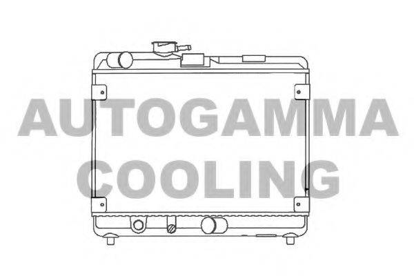 Радиатор, охлаждение двигателя 100303 AUTOGAMMA