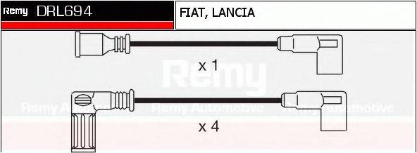 DRL694 REMY Комплект проводов зажигания DRL694 REMY
