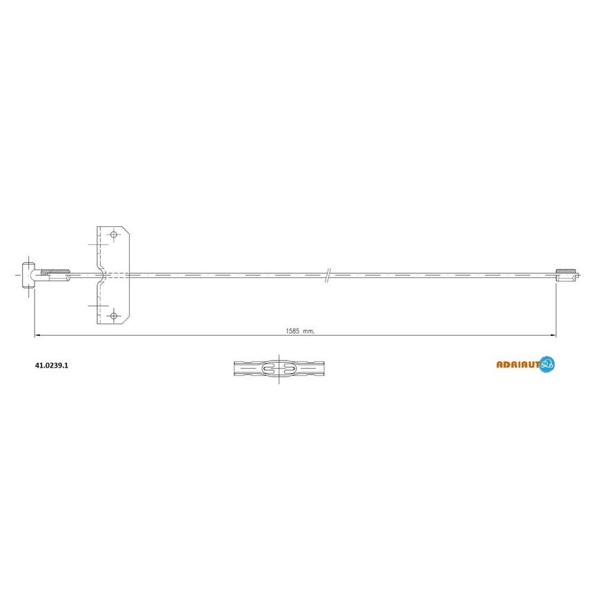 Трос стояночного тормоза 41.0239.1 ADRIAUTO