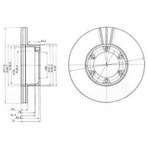 Тормозной диск 11506 LEMFORDER