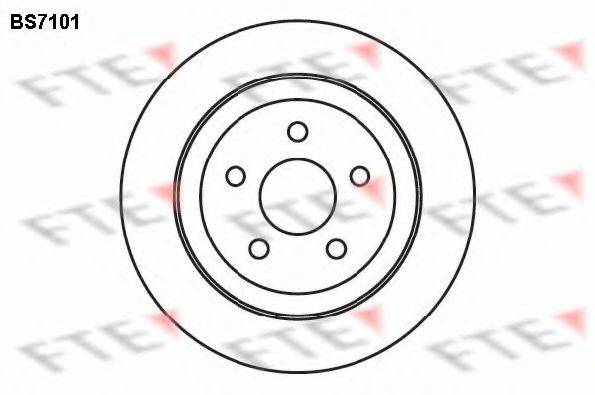 Тормозной диск BS7101 FTE